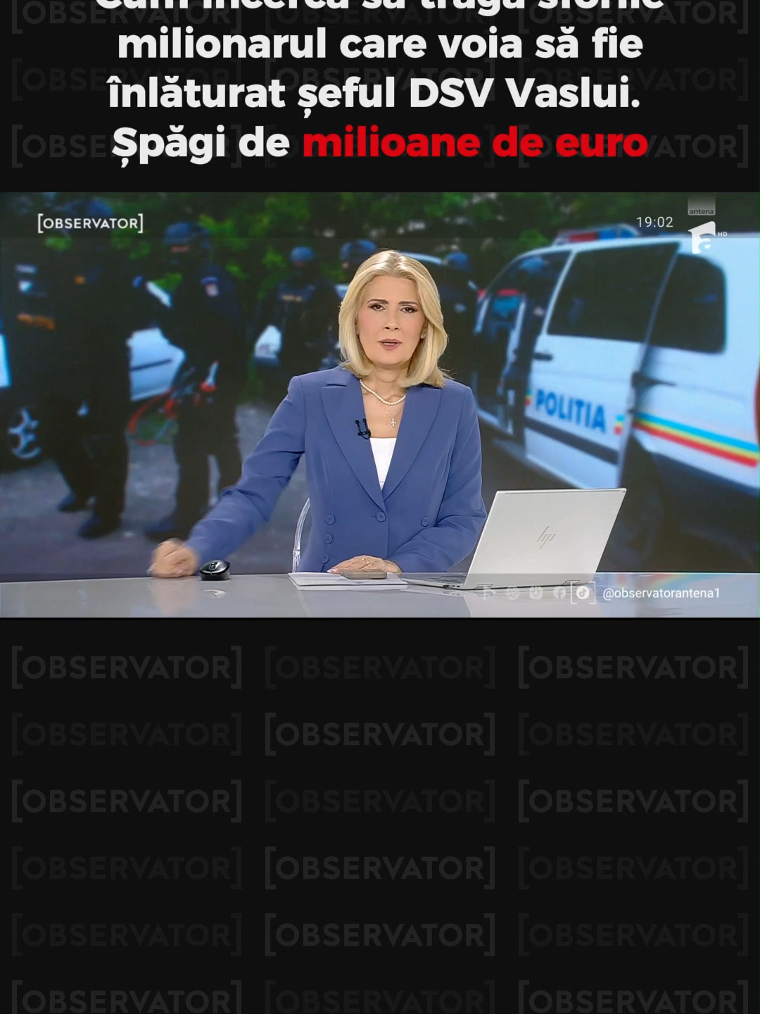 Fănel Bogos care a vrut cu orice preţ să-l demită pe şeful DSV Vaslui a fost arestat preventiv. Milionarul vasluian a avut nu una, ci patru reţele prin care încerca să facă trafic de influenţă. În caracatiţa relaţiilor sunt foşti angajaţi SRI şi SIE, dar şi politicieni. Omul de afaceri a cheltuit milioane de euro ca să scape de directorul DSV, care îi este şi cumătru. Ceilalţi trei inculpati au primit control judiciar. Şeful PNL Vaslui, Mihai Barbu, a fost şi el pus sub control judiciar în această anchetă şi a fost suspendat din partid.  #bogos #influenta #vaslui #dsv #bolojan #pnl #observator #a1 #antena1 #fyp