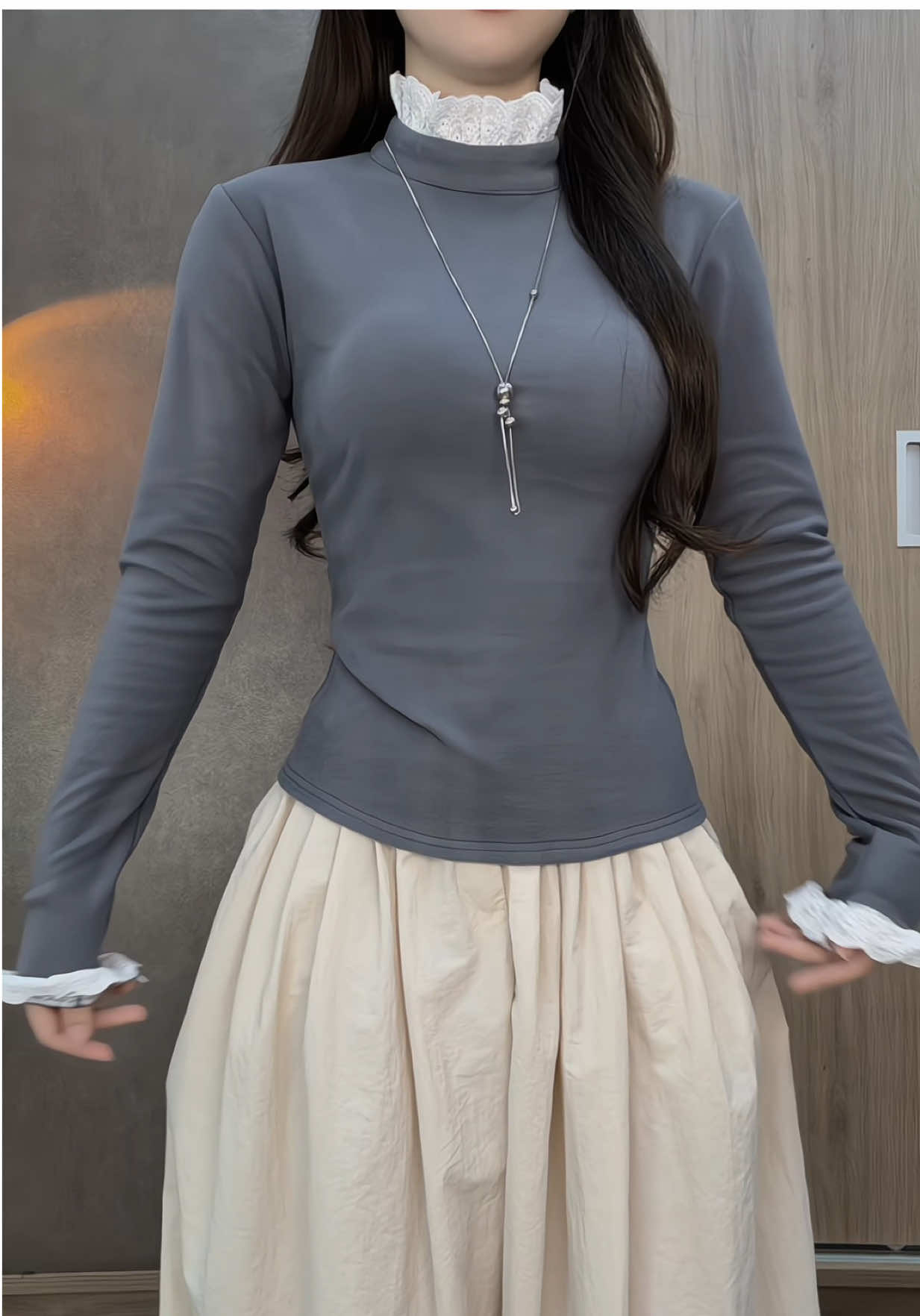 Áo giữ nhiệt nỉ mix ren xinh xinh nhiều màu (nỉ lông thỏ) ấm lắm #xuhuong #aogiunhiet #áo 