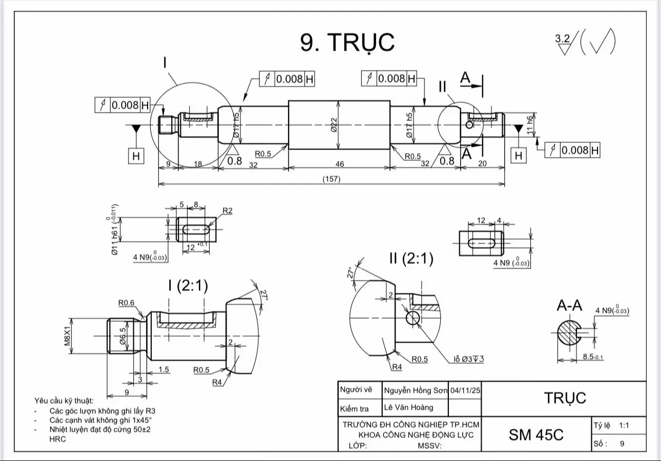 #xuhuong #autocad #autocadtutorial #kythuat #iuh 