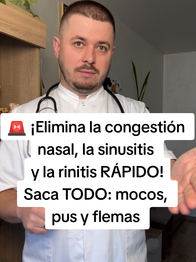 Este remedio natural limpia los senos nasales y elimina la congestión sin medicamentos. 🌿 ¡Ideal para sinusitis, rinitis y resfriados! Pruébalo y cuéntame cómo te fue 👇 #RemediosNaturales #Sinusitis #CongestionNasal #SaludNatural #RemedioCasero 