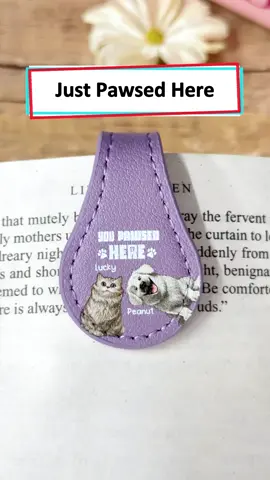 Add some pawsome charm to your reading with this cute magnetic bookmark 🐾 #wanderprints #personalized #gifts #giftforyourself #giftforpetlovers