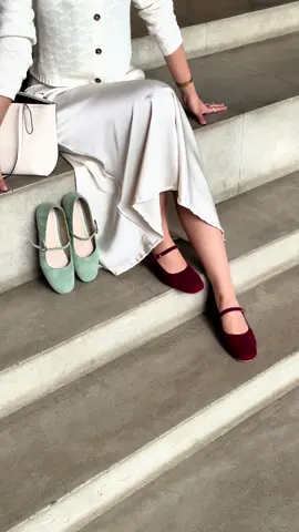 Soft as velvet, graceful as you. Meet the Sammy Velvety Ballet Shoes.