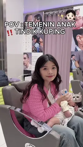 #CapCut lucu bgt udah pake anting” aja nih bayi madu penasaran sama wajah cantik nya 🥰❤️#velia #masbucin #wualaa 