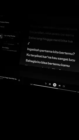 🎧🫀 #foryoupage #liriklagu #sekaranghingganantikitatua #lyrics #spotify 