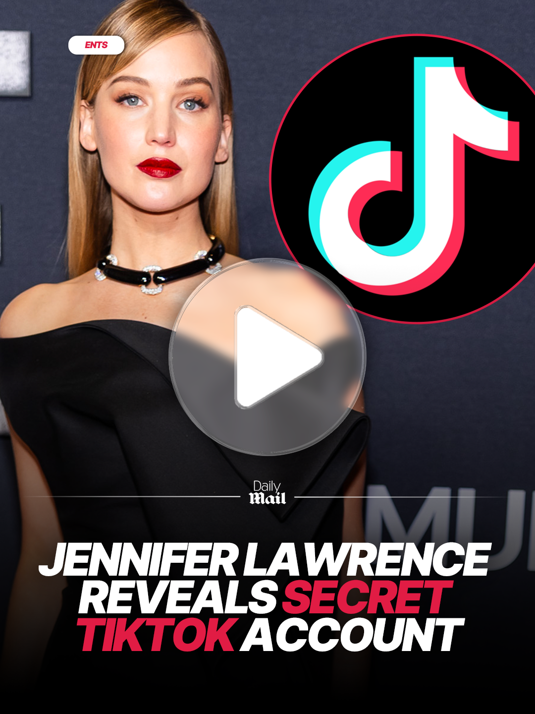 Jennifer Lawrence has revealed she has a 'secret life' on TikTok where she gets into fights with haters in the comments section. During the 'Die My Love' press tour, Jen admitted 'I have a secret. I have, like, a secret life on TikTok' adding that 'it started off with real housewives kind of, like, fights, back and forth, Kardashians, that kind of thing. And then it got really intense when I started commenting on the Royal Family,' she shared. #jenniferlawrence #tiktokaccount #secret #actress #comments