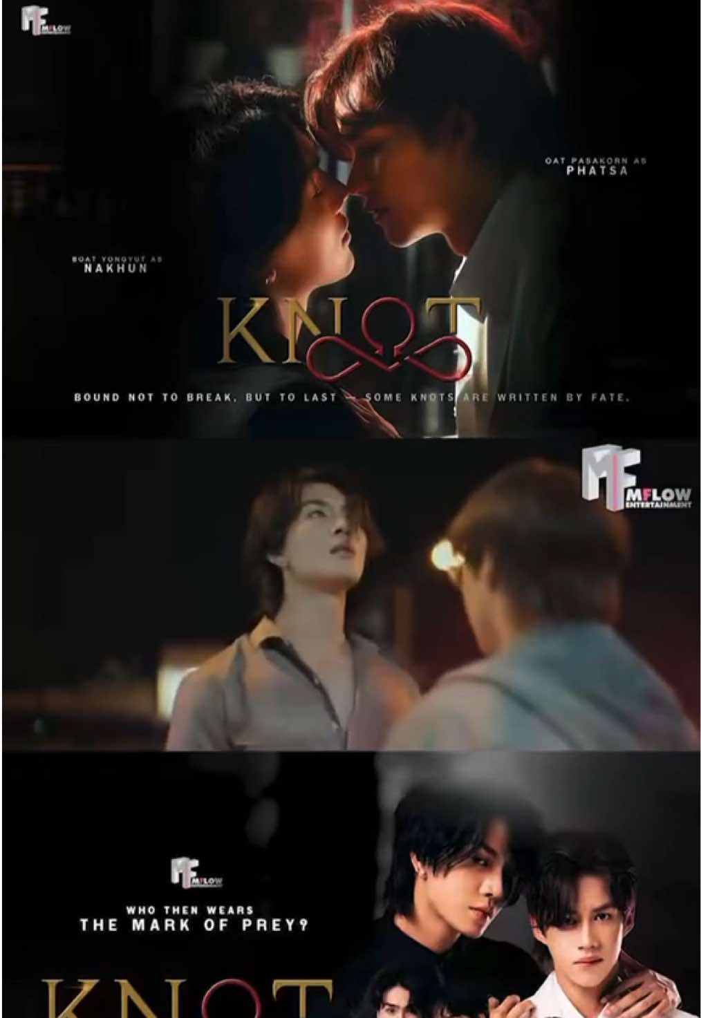 มาแล้ววว KNOT the series น่าดูมาก วันที่11 ปล่อย Pilot ตัวเต็มนะคะ รอดูกัน ตื่นเต้น #knotomegaverse #BoatYongyut #Oatpasakorn #BoatOat #โบ๊ทโอ๊ต 