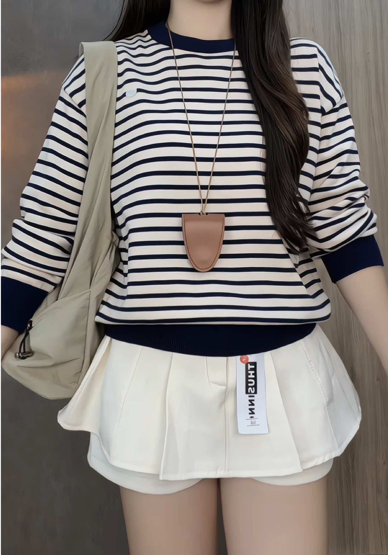 Áo len kẻ nhỏ ấm lắm #xuhuong #quanao #thờitrang 