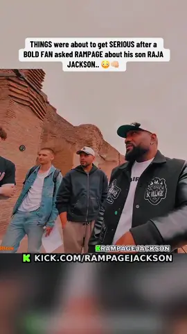 rampage almost fights a fan for talking about his son Raja #rampage #fyp #fup #rampagejackson ##raja