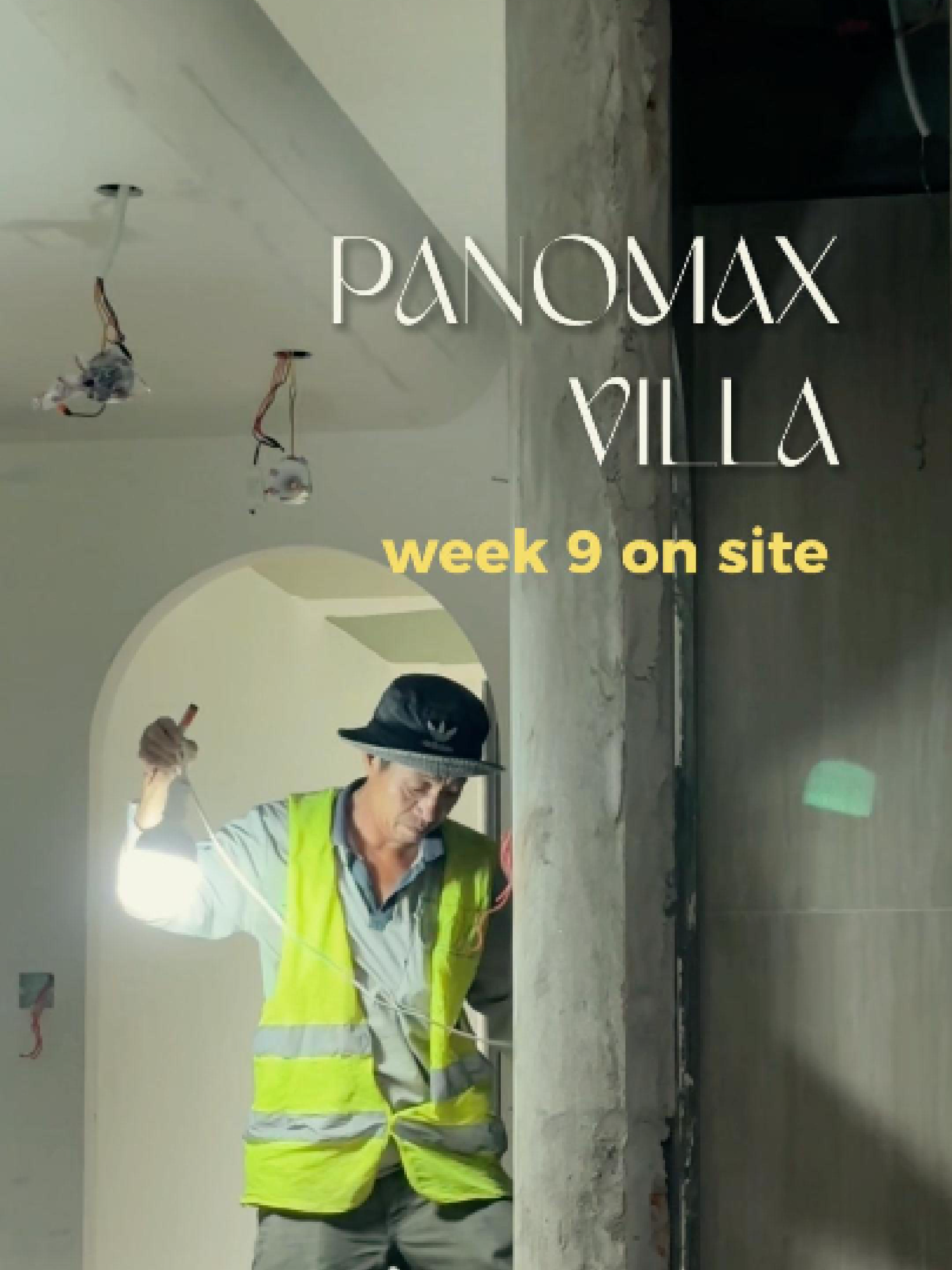 Week 9 at Panomax Project The project is moving into its finishing stage, with tiling works and ceiling alignment carefully executed on-site. 1618 Design Studio continues to monitor each phase closely, ensuring the construction reflects the intended design with accuracy and quality. #1618designstudio #interiordesign #1618teams #thietkenhadep #thietkenoithat
