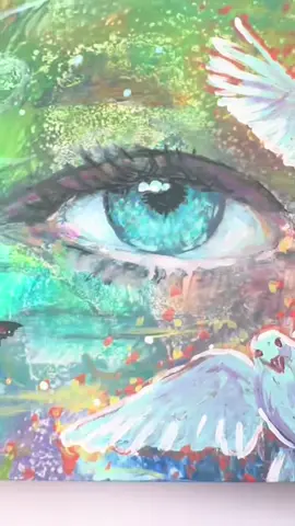 Windows to the Soul portrait #paintgazing