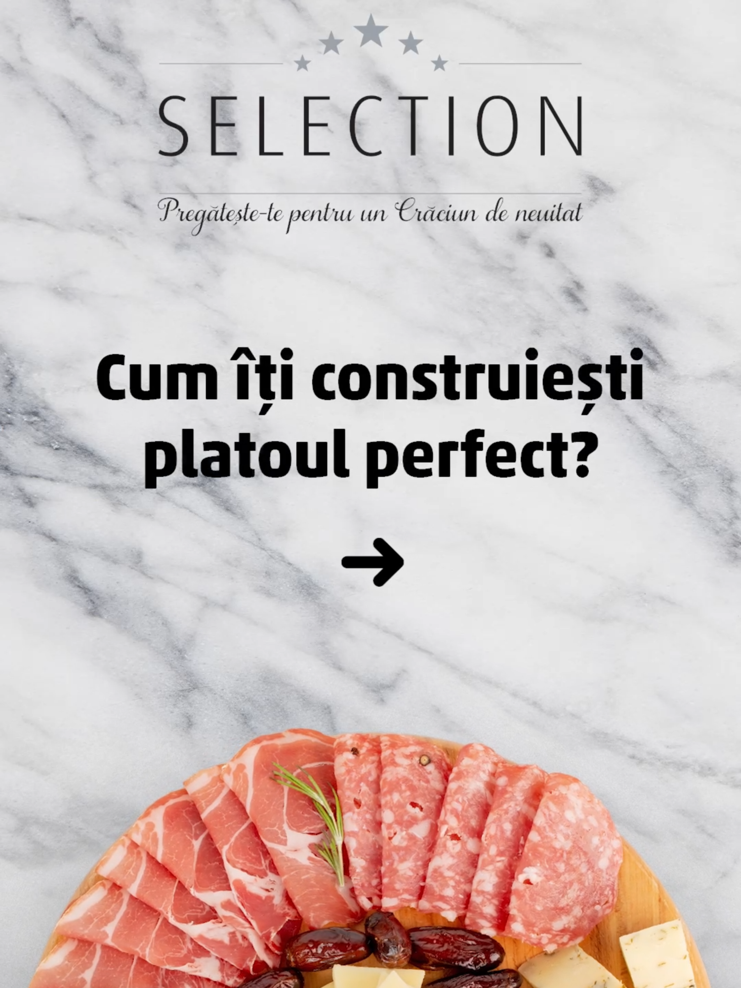 Cum arată platoul tău perfect? Noi zicem că începe cu SELECTION și se termină cu „wow”. #pennyromania #PENNY #Selection