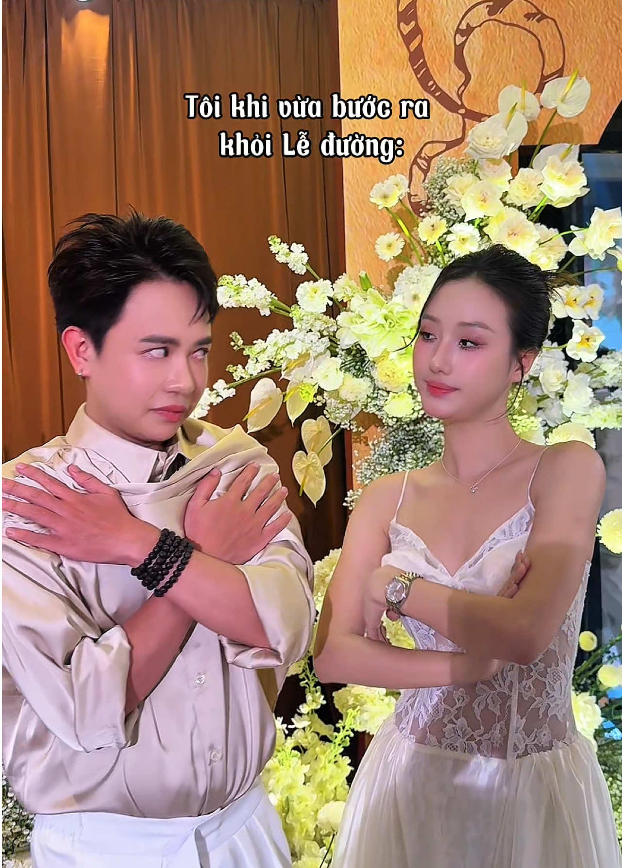 Nết chị em nào vào nhận ạ. @Chiêu Minh nhé #hoangkhanhly #funny #trending #wedding 