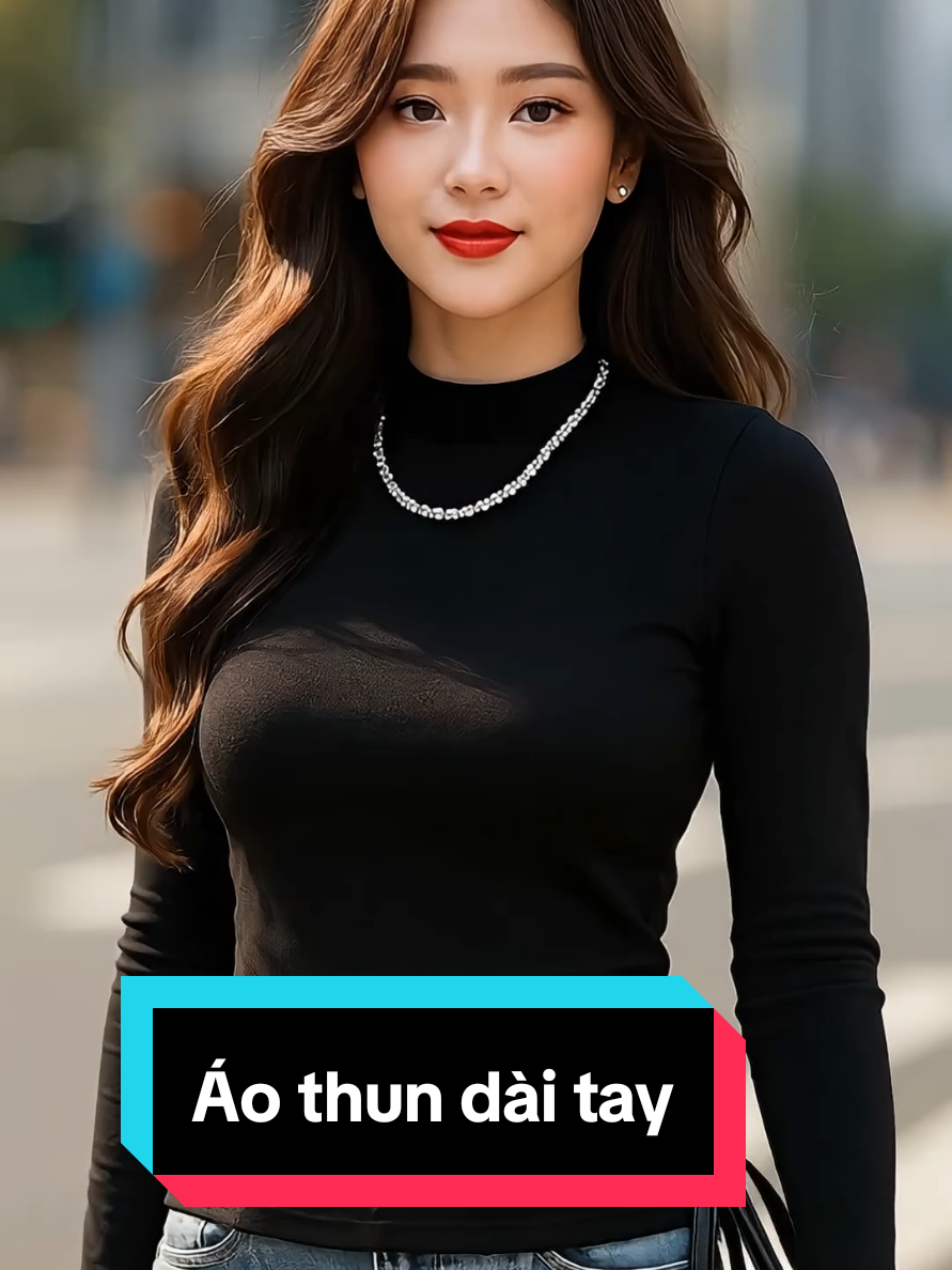 Áo thun dài tay vải ánh nhũ #aothunbigsize #aothunnugiare #aothunnuxinh 