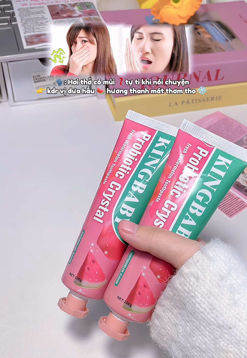 Kđr vị dưa hấu 🍉 kết hợp với bạc hà mát lạnh ❄️ đr mê lắm lunn á mấy bà #kemdanhrang #kemdanhrangviduahau #kdr #kemdanhrangkingbaby #kemdanhrangduahau 