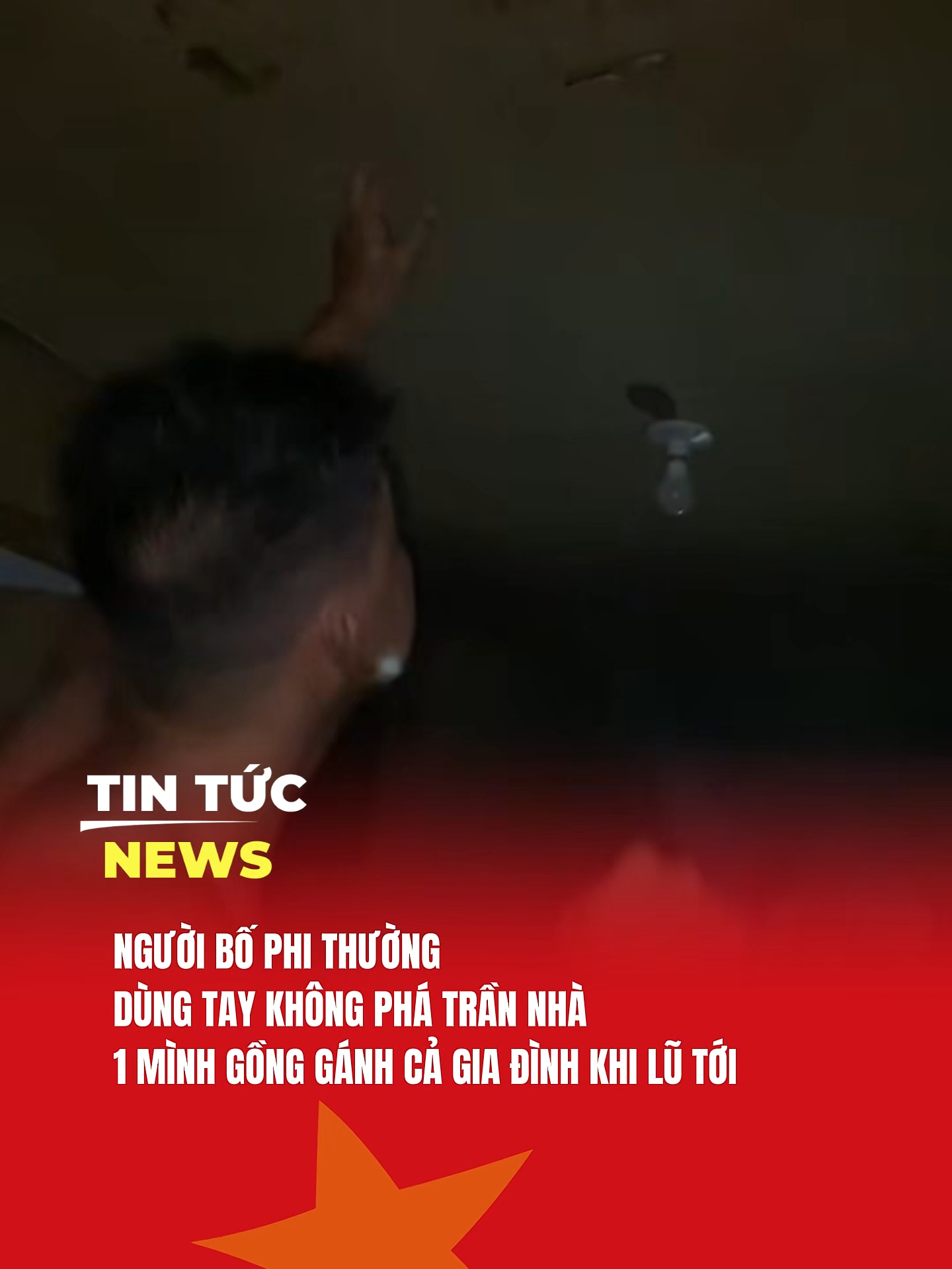 NGƯỜI BỐ PHI THƯỜNG.  #tintucnews #bão #bãokalmaegi