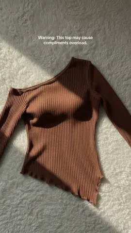 Warning: This top may cause compliments overload. #asymmetricaltop #longsleevetop #offshouldertop #girloutfit #affiliate 