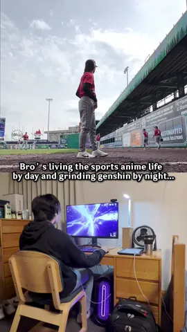 College baseball player by day, genshin player by night… I just make it work LOL #genshin #GenshinImpact #genshinmemes #genshinimpactmemes #hoyoverse 