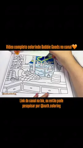 Vídeo completo colorindo Bobbie Goods no canal, com Chen Rui🧡🎄 #coloring #viral #bobbiegoodscoloringbook #bobbiegoodsart @bobbiegoods 