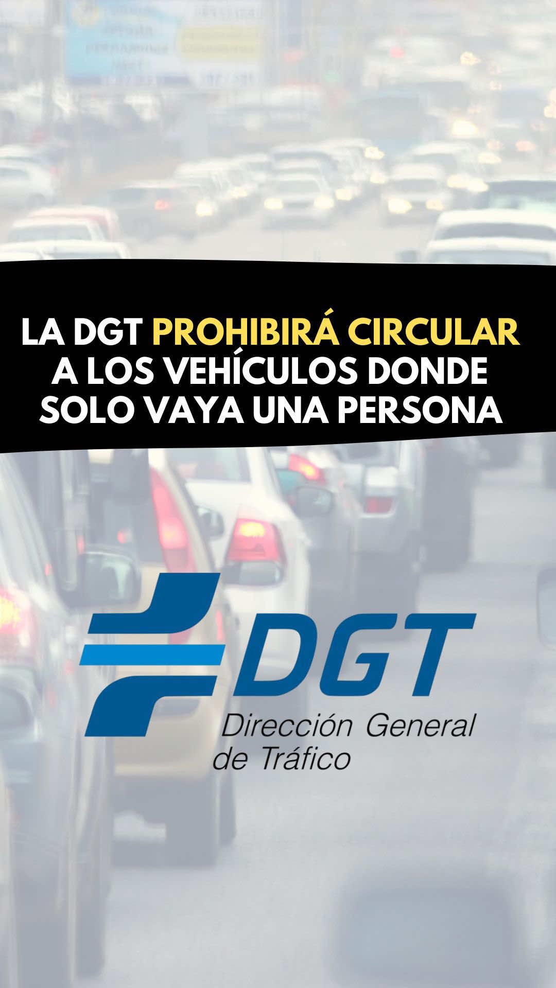 La DGT prohibirá circular a los vehículos en donde solo vaya una persona a partir de 2026 👉🏻Se aplicará en la A2 durante 20 km en entradas y salidas de la capital  👉🏻Los coches eléctricos también se verán afectados por esta medida #economia #dgt #trafico #España #madrid 