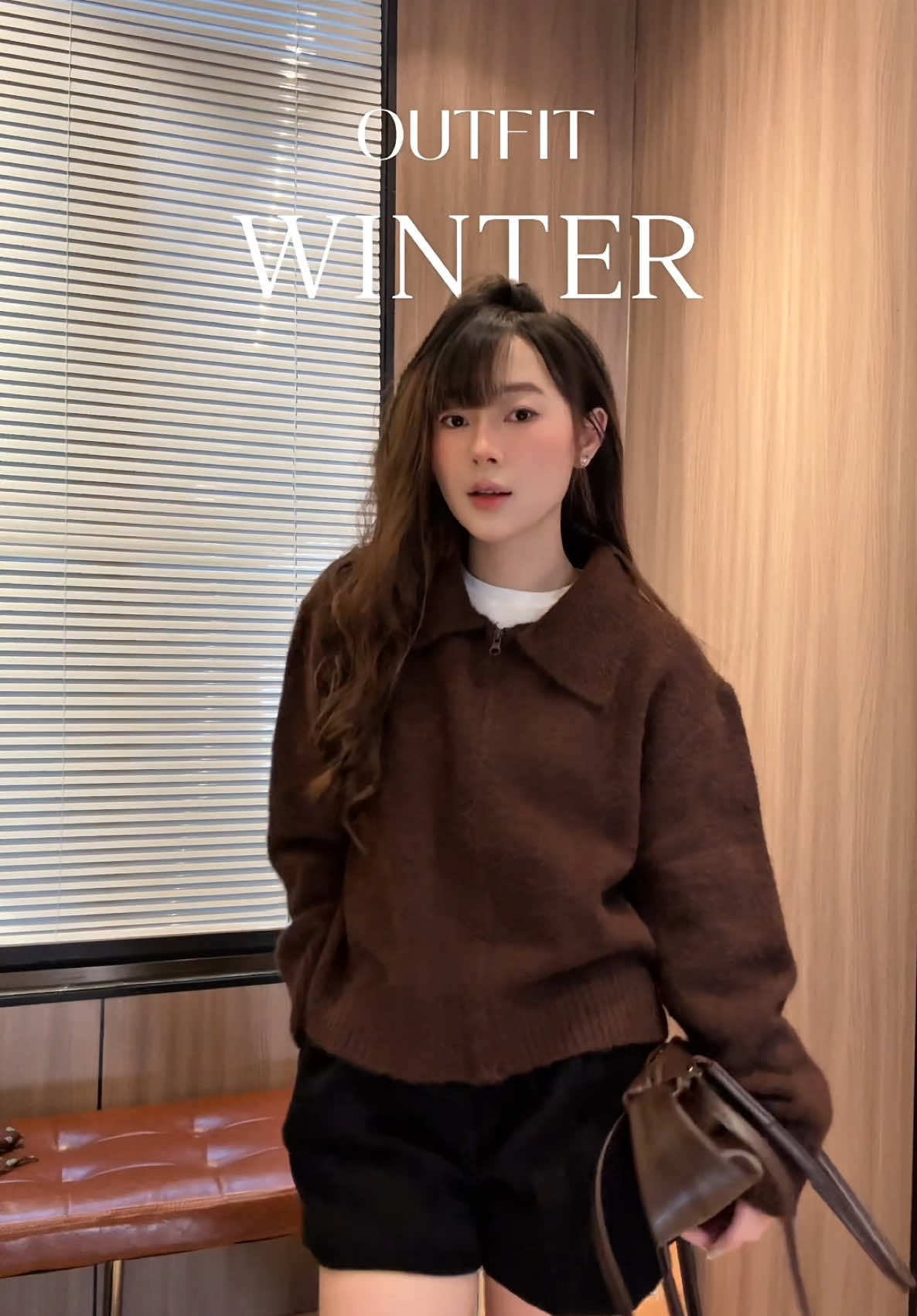 quá trời cái màu áoo 😆🤎  #winter #outfit #OOTD 