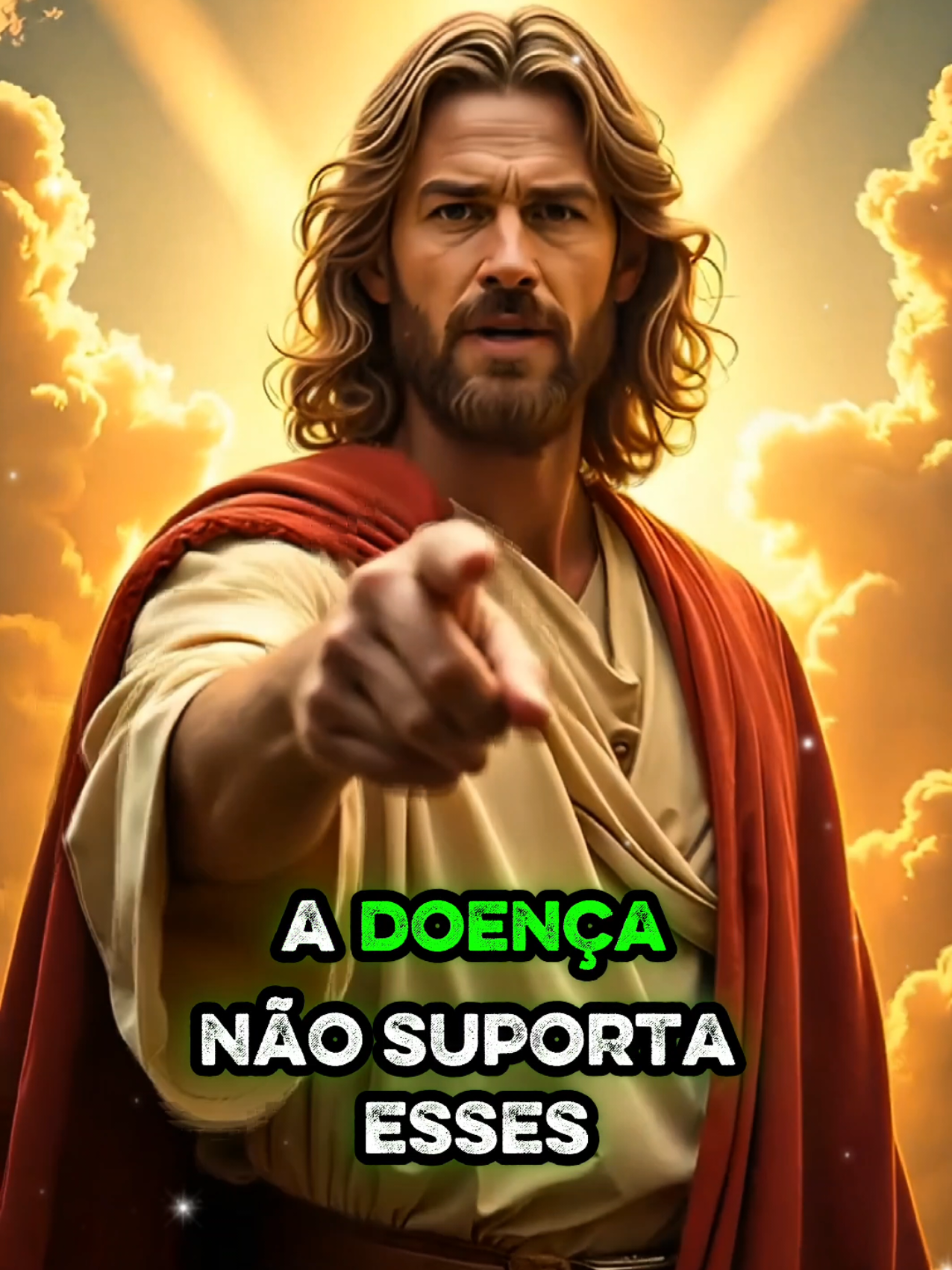 A DOENÇA NÃO SUPORTA ESTES 2 VERSÍCULOS! 🙏 Oração Poderosa de Cura! #jesus #foryou #viral #oração #tiktokcristao 