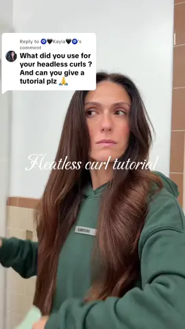 Replying to @🧿🖤Kayla🖤🧿 Hope this helps! ❤️ #heatlesscurls 