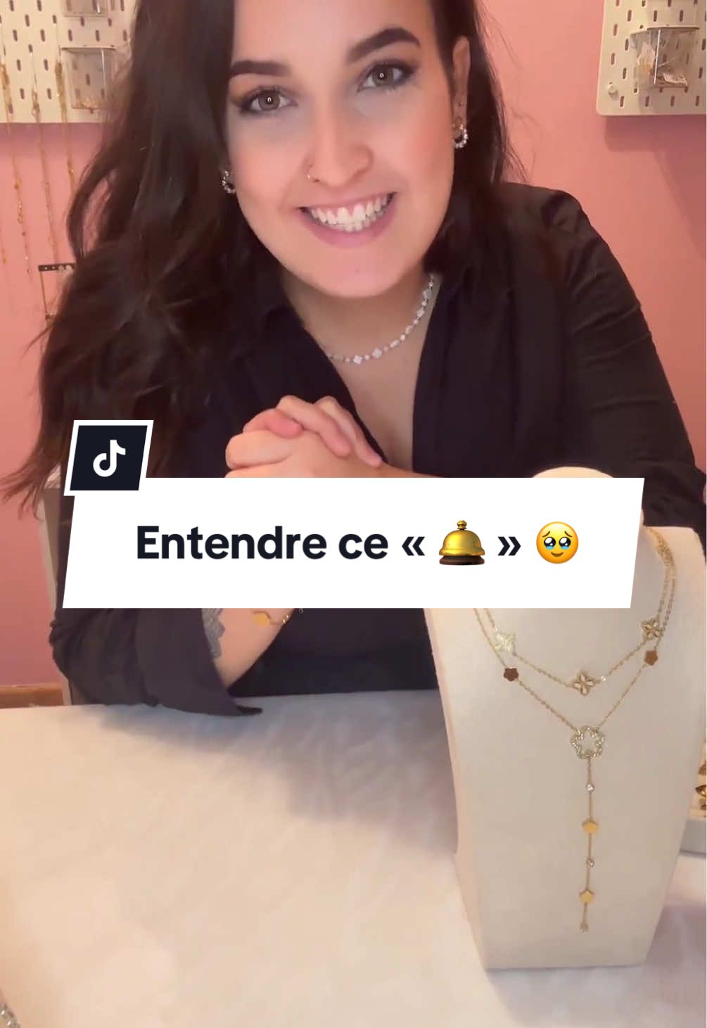 #livehighlights #tiktoklive j’aime tellement entendre ce 🛎️ 🥹 un plaisir à travers mon sourire. Tellement heureuse de voir mon entreprise grandir et prendre forme chaque jour un peu plus 💫 🥹🥹🥹 #bijouxacierinoxydable #boutiquebijoux 