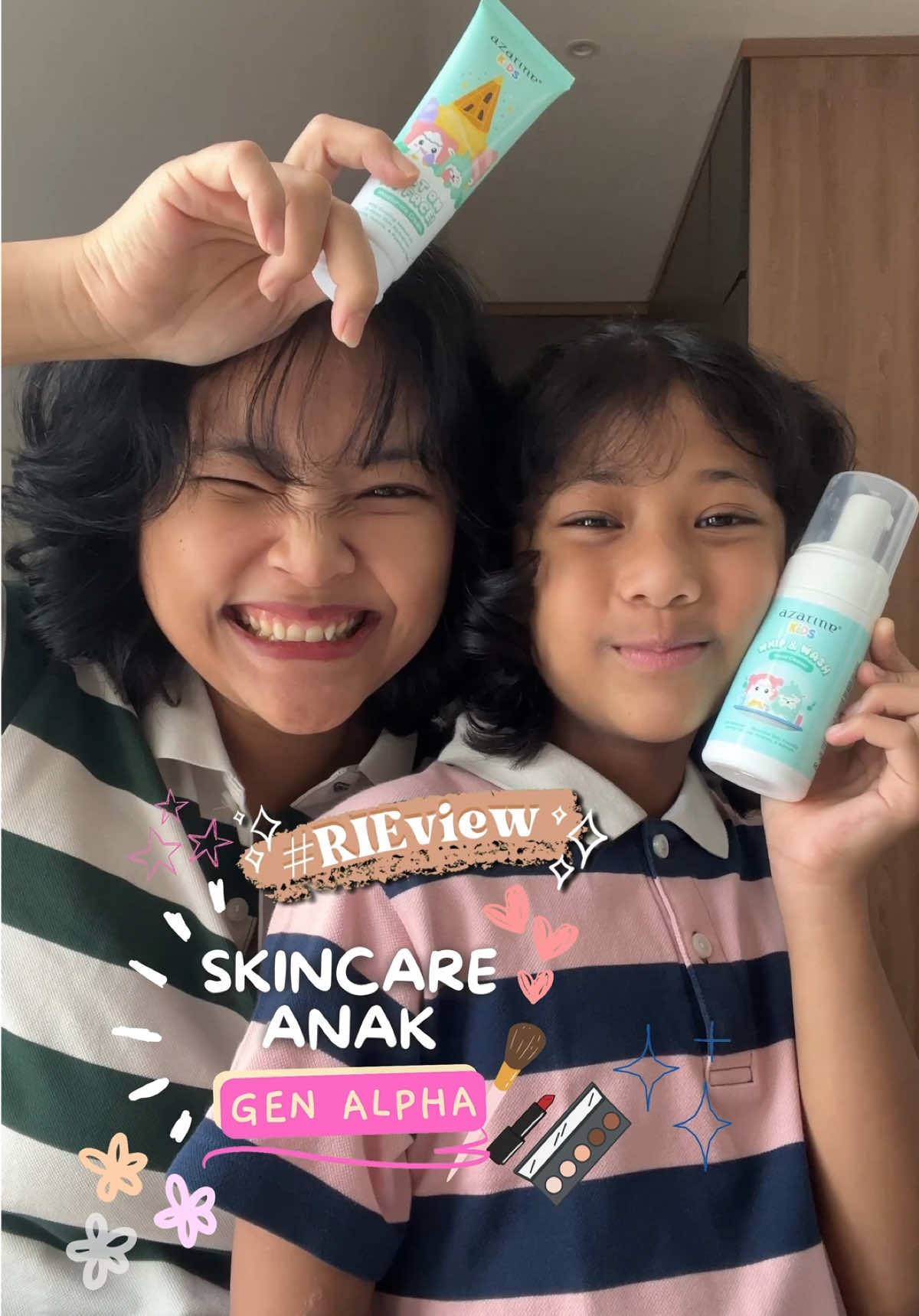Anak-anak kalo pake skincare butuh facial wash gak sih? YA JELAS! Nih aku share basic skincare anak yaaaa. Happy steps for healthy skin #WhipWashWow #BasicSkincareAnak@AZARINE KIDS 