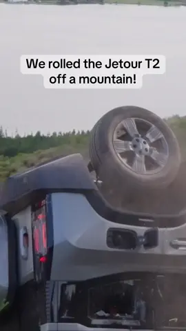 Is the Jetour T2 the toughest off-roader out right now? We rolled it down a mountain to find out just how rugged it is! Watch the full video on the Cars.co.za YouTube channel where @Davethecarguyza and @JM race their T2s head to head on an off-road trail in the Western Cape!  Loser had to watch their car make it down the mountain the quickest and unconventional way!  Will it still start after the fall?  #jetour #jetourt2 #offroad4x4 #bakkie #cartokhub