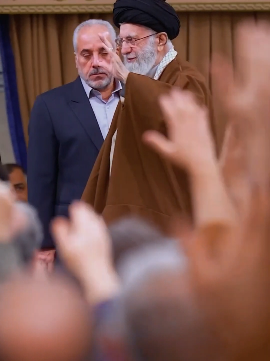 وارث شجاعة عمه #العباس #رهبر #سيد_علي_الخامنئي #العراق🇮🇶❤️ #ايران🇮🇷 