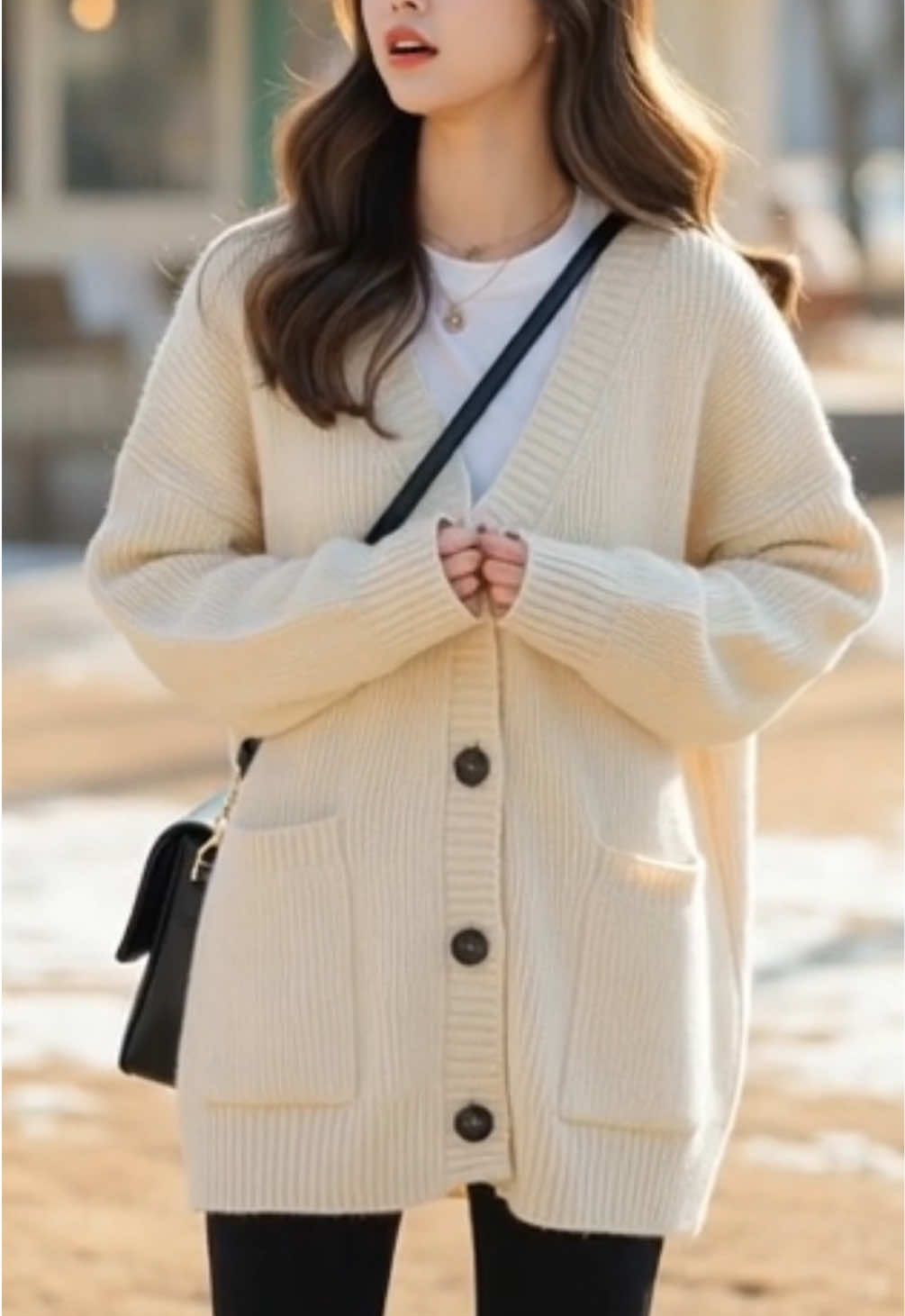 🧶 เสื้อคลุมไหมพรมคาร์ดิแกนคอวีสุดละมุน ใส่แล้วน่ารักแบบสาวโซลเกิร์ล 🇰🇷✨ เนื้อผ้าไหมพรม หนานุ่ม ไม่คัน ใส่สบายสุด ๆ ดีเทลกระดุมหน้า + กระเป๋าคู่ เพิ่มความเก๋แบบมินิมอล ใส่คลุมกับเสื้อยืดหรือเดรสก็แมทช์ง่ายมาก 💖 🩵 มีให้เลือกหลายสี สายเกา สายมินิมอลต้องมี! ใส่ไปเรียน ไปทำงาน หรือคาเฟ่ชิล ๆ ก็รอดทุกลุค #เสื้อคลุมไหมพรม #คาร์ดิแกนเกาหลี #เสื้อกันหนาวเกาหลี #เสื้อคลุมผู้หญิง #เสื้อคาร์ดิแกนคอวี  @fashionyoudee  @fashionyoudee  @fashionyoudee 