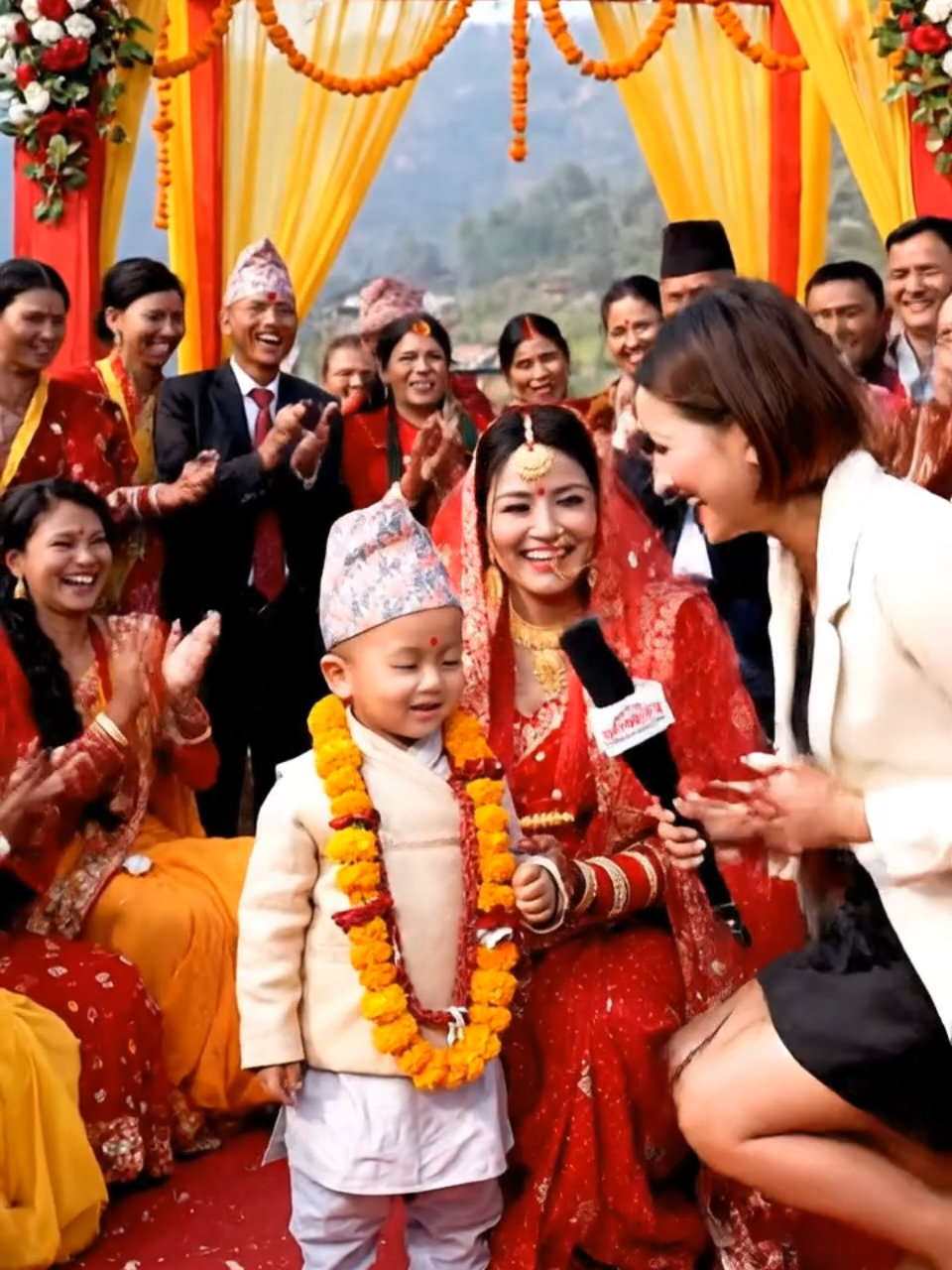 “1-2 वर्षको दुलाहा र उसको सुन्दरी दुलही 😍😂 #FunnyNepaliWedding #NepaliComedy #MiniCouple#fyppppppppppppppppppppppp 