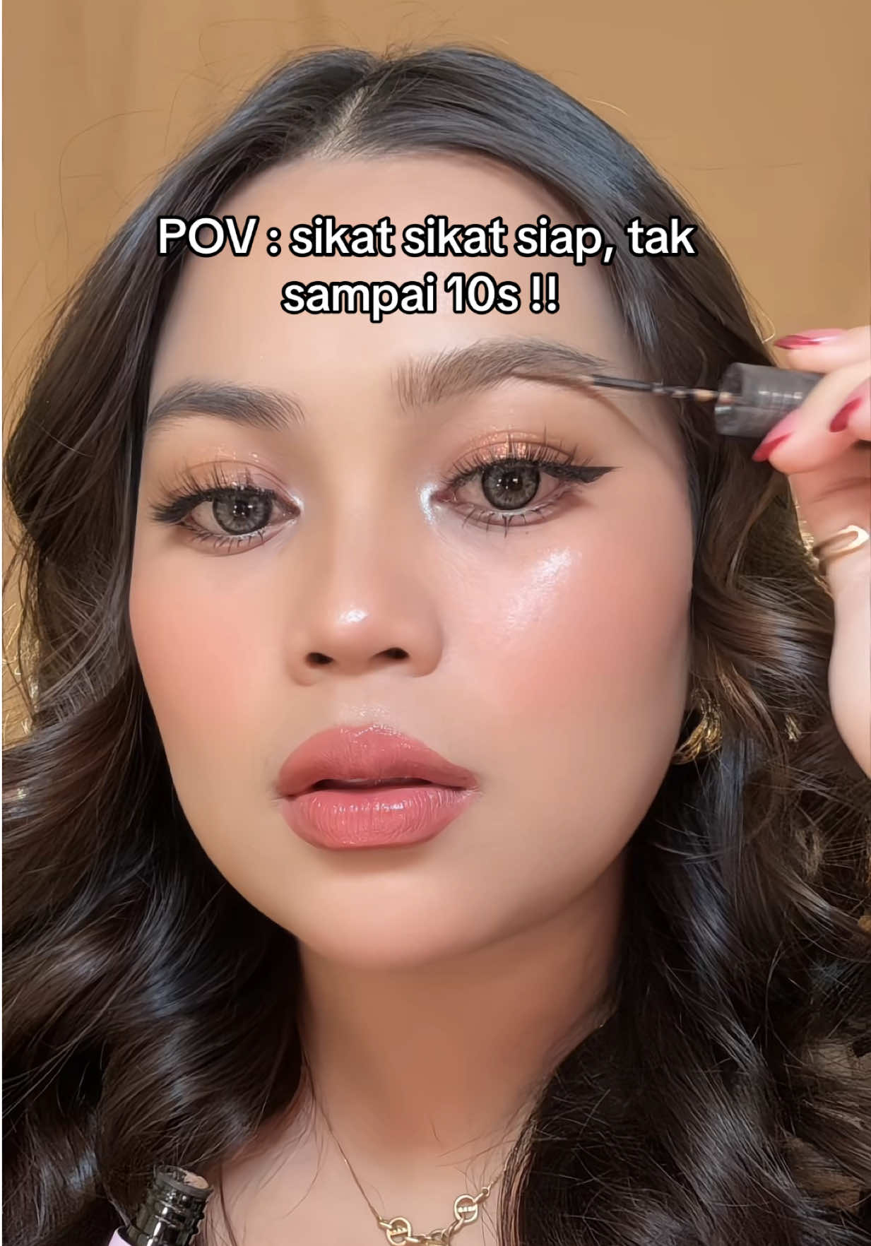 lawa juga bila pakai browcara blonde ni, auto nmpk mcm matsalleh #focalluremy #browcara #eyebrowgel #makeuptutorial 