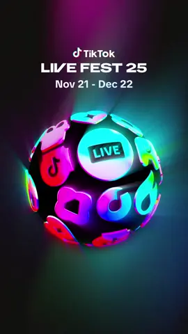 The ultimate stage is set, and every LIVE moment counts! Join now and celebrate with millions of creators to make your LIVE Fest 2025 legendary! #LIVEFEST2025 #MakeLIVECount