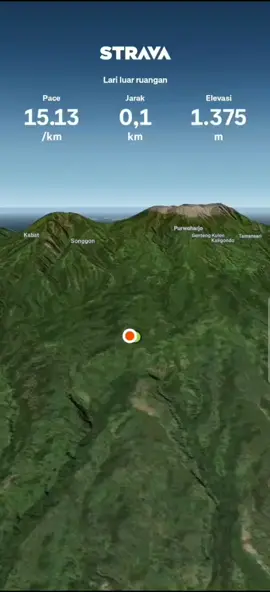 sedikit kehilangan sinyal GPS #raungsumberwringin#raung#pendakigunung#trailrun#fyp 