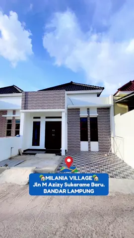 🏡 MILANIA VILLAGE 🏡  Rumah Cluster 1 pintu dan Satpam 24 Jm Jln M. Azizi, Sukarame Baru, Bandar lampung..(6 menit dr kampus UIN ) Type : 50/80 TataRuang : Zik-zak Kamar Tidur : 2 Kamar Mandi : 2 Ruang Tamu Ruang Keluarga Dapur Sumur Bor Tower Listrik 1.300 Watt Harga Cash Rp 330 Juta (KPR Siap Bantu Sampai Akad) Info Detail Dan Survei Hub.. Tlp/Wa : 0877-1149-9993 #rumahminimalis #lampung #kotabandarlampung #bandarlampung #tiktok 