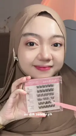 gampang banget pakenya setelah terbiasa pake ini ✨ @Msolenaofficial  #msolena #bulumatapalsu #clusterlashes 
