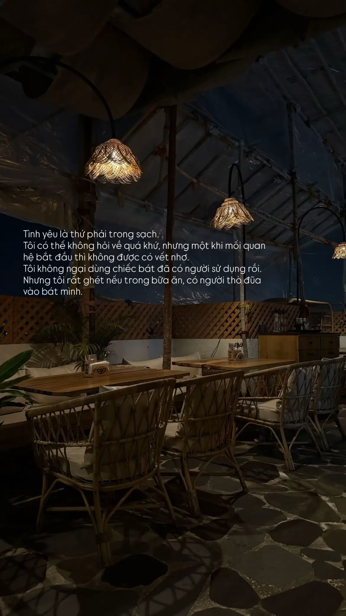 Phải trong sạch nhé không yêu thì thôi yêu thì thật đàng hoàng và tử tế vào #xuhuong #fyp #tamtrang #nhacbuon #story $¥!!