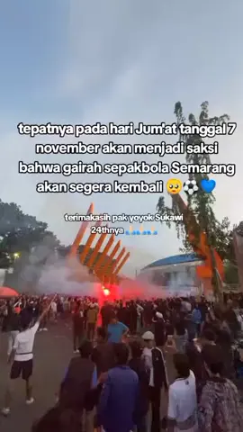 WAYAHEEE😍#psissemarang #semarangfans #panserbiru #semarang24jam #xyzabc 