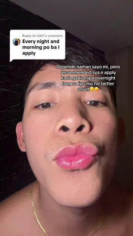 Replying to @ISAY Ganito lang mi☺️😘 #lipserum #lipgloss #liptint 