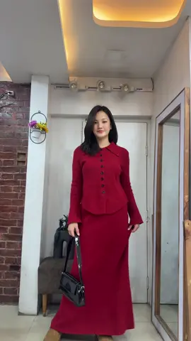 Long skirt set available  Store location: Kathmandu, Machhapokhari Instagram page :jd_outfits_ 📞WhatsApp:9823398254,9843713211 #jd_outfits_ #machhapokhari #dmfororder #set 