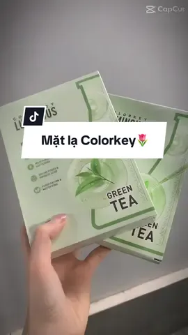 Combo 3 hộp nạ trà xanh nhà Colorkey nhe #mask #lamdep #review #matna #LearnOnTikTok 