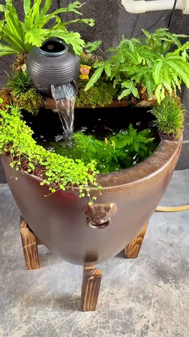 “Chỉ cần một góc nhỏ xanh mát, tâm hồn cũng được tưới mát theo 🍃#thuysinhxanhh #HồCáMini #CáCảnh #DecorBanCông #phukienbecacanh 