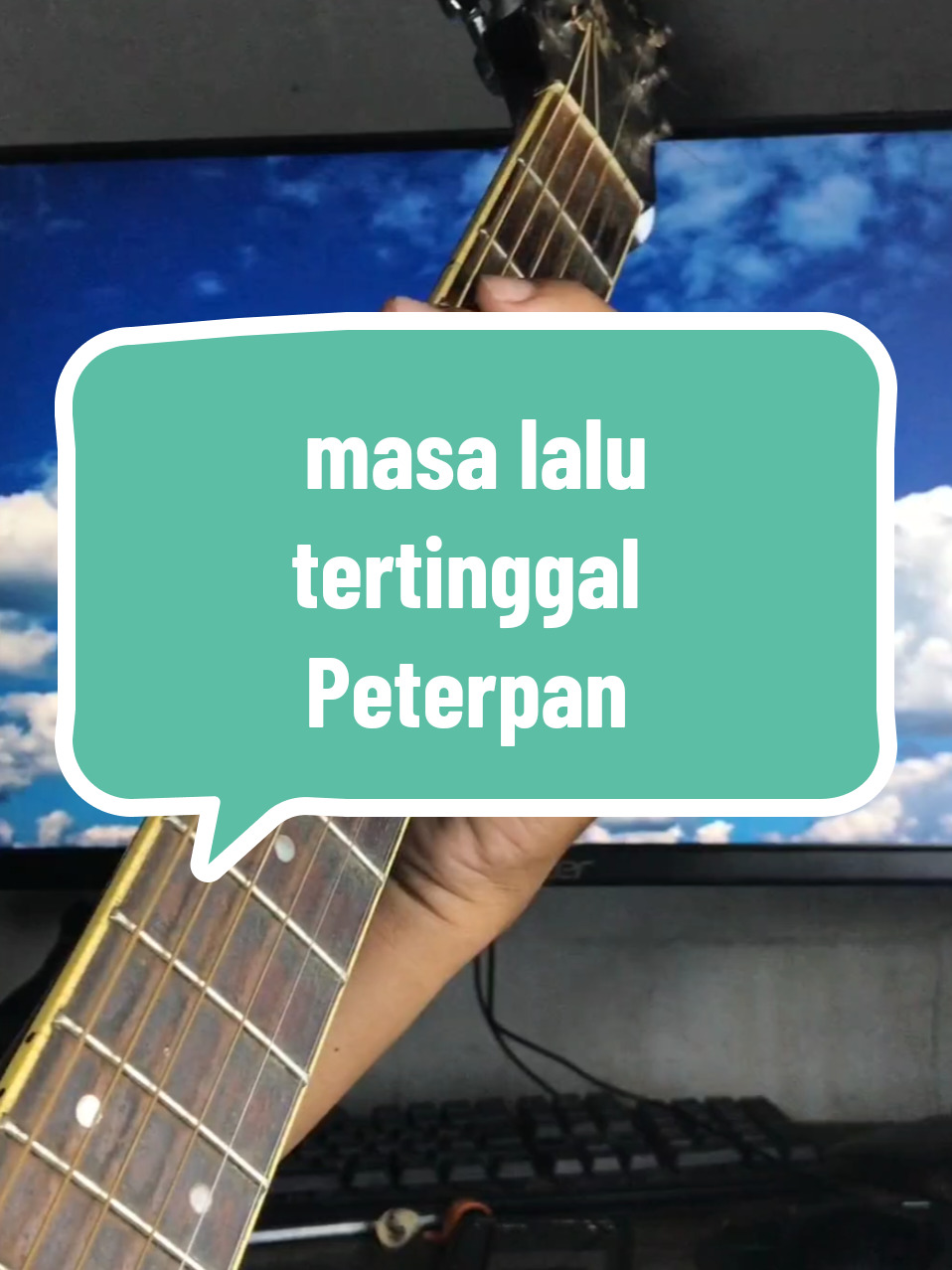 intro open chord Ter syahdu masa lalu tertinggal Noah  #intro #guitar #guitarcover #noah
