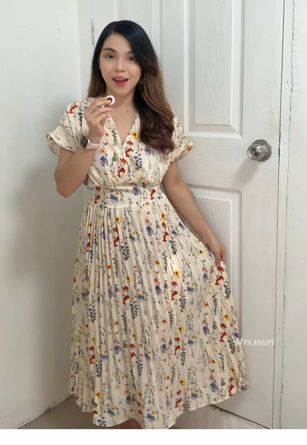 Napaka murayta neto pero mukhang mamahalin sa personal🥹🥹 #churchdress #casualdress #sundaydress #mrsmari #foryoupage #fyp 