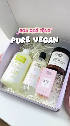 1 box quà xinh thơm sang cỡ này ngại gi hong hốt về làm 🎁 ne #purevegan #hopquatang #quatangnguoiyeu #quatang #setquatang 