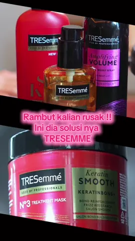 Semua masalah rambut cuman pake tresemme auto hempas masalah rambut rusak ♥️😍 @TresemmeID #TRESemmeIndonesia #TRESemmeJFW2026 