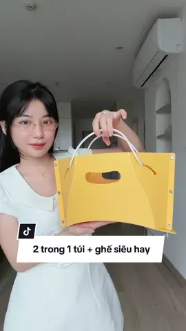 Vừa là túi kiêm luôn cả ghế tiện thật các bác ạ #hoaihayho #reviewdogiadung #ghegapgon #ghegapgondulich #ghegapgondanang 