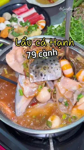 Lẩu cá Hạnh qán guộc sanh diên #ancungdaune #lauca #lauca69 #binhthanhangi #ancungtiktok 
