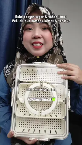 Ni salah satu tips supaya sayur & bahan bahan tahan lebih lama dalam peti ais 😍👍 #boxcontainer #foodcontainer #bekasmakanan #foodstorage 